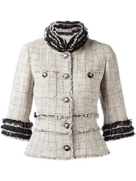 chanel boutique vintage jacket|Chanel tweed jacket outlet.